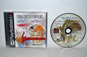 Final Fantasy Origins (Sony PlayStation 1, 2003) PS1 PSOne 2 3 CIB Black Label - Picture 1 of 3