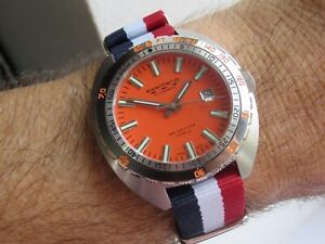 Eisenhardt Swiss Made automatic watch ETA 2783 300m 3 time sealed Caribbean