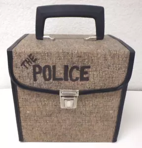 1970's Carrying Case/Box 7"/45 rpm Vinyl Records 50-Count The Police Unofficial - Picture 1 of 7