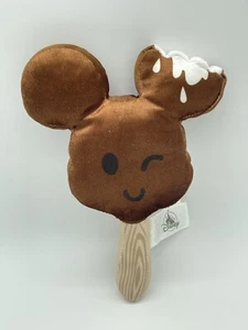 Disney Parks Plush Food Series Mickey Mouse Chocolate Ice Cream Bar “Im Sweet” - Picture 1 of 6
