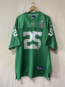 PHILADELPHIA EAGLES NFL SHIRT JERSEY REEBOK sz 54 MEN GREEN LESEAN MCCOY 25 - Picture 1 of 11