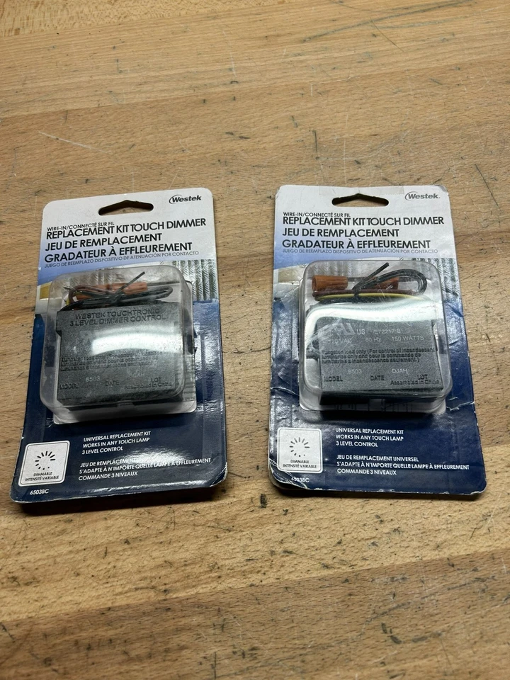 AmerTac 6503BC Westek 150w 3-level Wire-in Replacement Dimmer