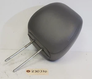 OEM 2004 2005 2006 ACURA MDX FRONT HEADREST LEFT or RIGHT PAIR GRAY LEATHER - Picture 1 of 6