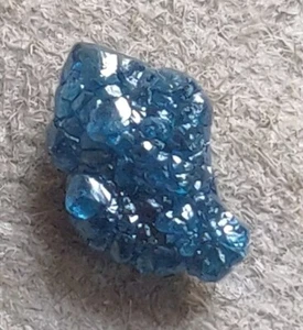 1,19 quilates | Diamante rugoso suelto natural | Diamante áspero crudo color azul para anillo - Imagen 1 de 7