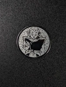 Shin Vintage Dragon Ball Z Mini Menko Metallic Foil Chipkarte Silber - Bild 1 von 4