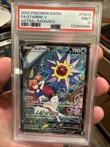 2022 Pokémon SWSH Astral Radiance Starmie V #TG13 PSA 9 SUPER CLEAN ⭐️ full art - Picture 1 of 10