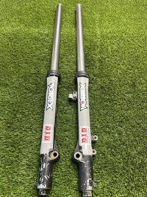 Suzuki RM80 RM 80 2000 OEM HORQUILLAS DELANTERAS AMORTIGUADORES SUSPENSIÓN TRIPLE ÁRBOL 86-01 Foto 1 de 3