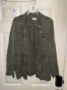 Chaqueta vaquera verdosa AMI talla PEQUEÑA (WTF82) - Imagen 1 de 2