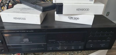 Kenwood DP-M4010 6-CD Compact Disc Changer Player, w/ 5 Magazines + Remote Japan - Image 1 of 4