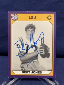 Bert Jones -LSU TIGERS- Baltimore Colts Autographed Card - Picture 1 of 2