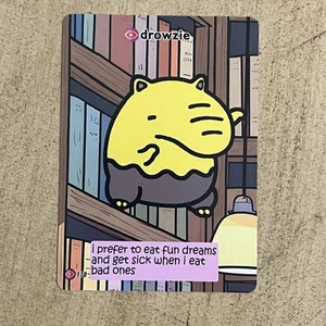 Drowzie Pokiebubies V2 1st Edition Fan Art 110 Chef Ken Lee Pokemon Drowzee Derp - Picture 1 of 2