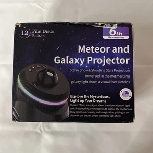 NEW Meteor & Galaxy Projector 6th Gen Star Light RGB Night Sky Effects - Picture 1 of 1