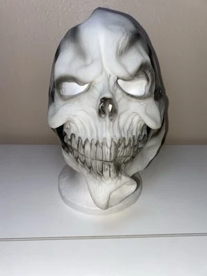 Scary Skeleton Skull Death Goth Halloween front face Mask - Image 1 of 4