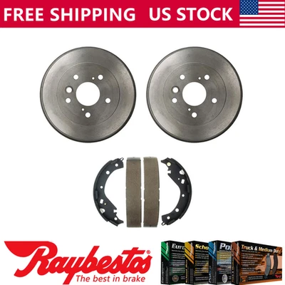 后套件制动鼓和刹车鞋适用于 2003 - 2005 年丰田 RAV4 - Raybestos — 第 1/4 张图片