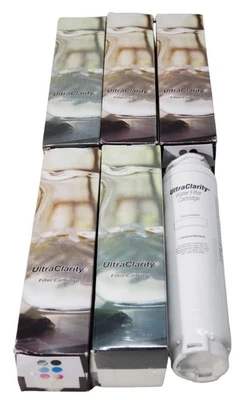 Paquete de 6 cartuchos de filtro de agua para refrigerador Bosch 9000194412 Ultra Clarity NUEVO Foto 1 de 4