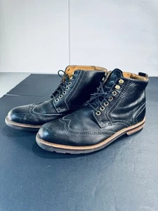 Florsheim Black Leather Chukka Boots Men's Size 10.5 D Lace Up 15101 007 NICE - Picture 1 of 9