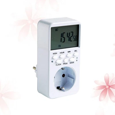  Presa Timer Digitale Elettronica con Timer, 16 A, - Immagine 1 di 4