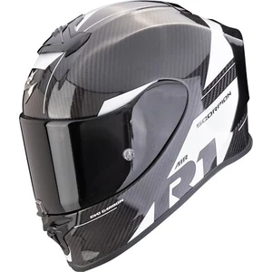 Scorpion Casco de Moto S - EXO-R1 Evo Carbono Air Reunir Blanco y Negro - Imagen 1 de 3
