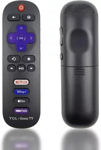 IR Remote Control for TCL Roku TV 49S303/ 43S515/ 43S423/ 32S325/ 65R615/ 75S425 - Picture 1 of 5
