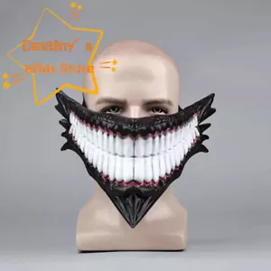 Cosplay Props Anime Dandadan Half Face Soft PVC Mask Halloween Collection Toys - Picture 1 of 9
