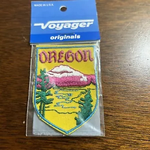 VTG Voyager OREGON with Mountains Sew On Patch - Picture 1 of 2
