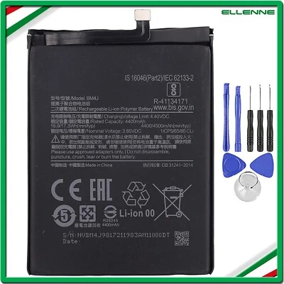 ✅BATTERIA PER XIAOMI REDMI NOTE 8 PRO MI BM4J NUOVA SOST.ORIGINALE + CACCIAVITI✅