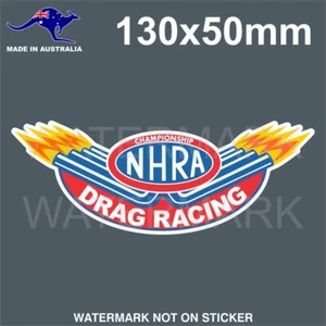 NHRA CHAMPIONSHIP DRAG RACING STICKER FOR HOT ROD TOOLBOX BEER FRIDGE WELDER ETC - Picture 1 of 1