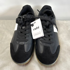 Rubi Shoes Women Size 8 Black PETA Approved Vegan Lace Up Flat Sneaker Retro