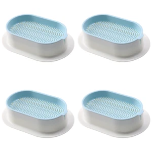 Cat Grass Box Hydroponic Creative Sprouter for Garden Office (CWhite + Blue) - Zdjęcie 1 z 8