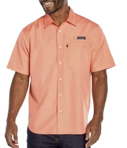 Camisa Para Hombres Eddie Bauer Manga Corta Tech Tejida Talla Grande Flor del Desierto NUEVA - Imagen 1 de 6
