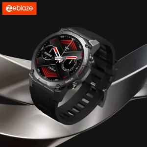 Zeblaze VIBE 7 PRO Voice Calling Smart Watch 1.43 Inch AMOLED Display Military - Picture 1 of 16