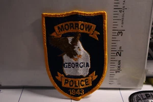 police patch   MORROW POLICE GEORGIA  VERY DARK - Picture 1 of 1