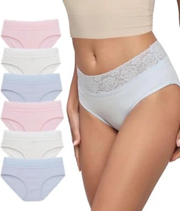 Cotton Stretch Breathable Soft Underwear for Women Seamless Hipster Underwear Lg - Picture 1 of 9