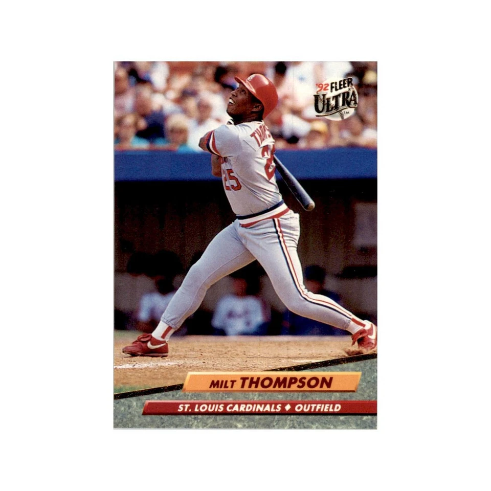 1992 Fleer Ultra Milt Thompson Baseball Cards #272 - Image 1 of 3
