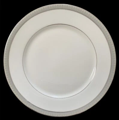 Hermoso Juego de 6 Platos de Ensalada Corona Platino Mikasa L3428 ¡EXCELENTE ESTADO! Foto 1 de 4