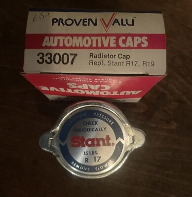 NUEVO DE LOTE TAPA RADIADOR STANT R17 1957-59 BUICK OLDS PONTIAC CHEVY CADILLAC Foto 1 de 3