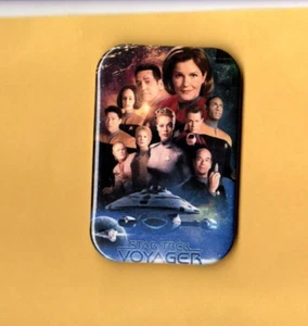 STAR TREK VOYAGER REFRIGERATOR MAGNET WITH ROUNDED CORNER - Picture 1 of 2