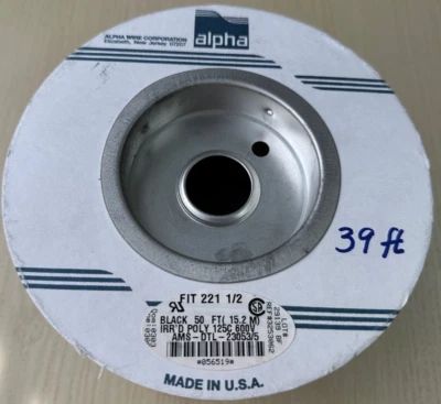 Alpha heat shrink 1/2" diameter, 2:1 ratio, 5' long - Image 1 of 2