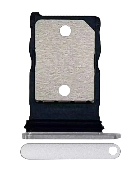 Sim Tray Compatible For Google Pixel 9 Pro XL (Genuine OEM) (Porcelain) - Image 1 of 1