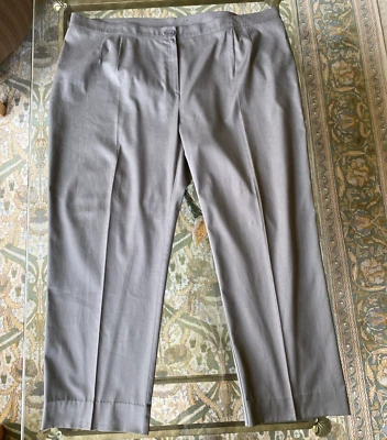 Брюки Marina Rinaldi Max Mara большого размера 29 18-20 Вт хлопок старые деньги тихая роскошь - Изображение 1 из 4