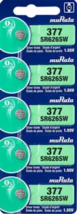 5 SONY MURATA SR626SW 377 AG4 SILVER OXIDE 1.55V WATCH BATTERIES LONG EXPIRY A - Picture 1 of 2