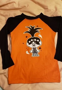DreamWorks Trolls Girls Long sleeve Halloween Shirt Size L 10/12 - Picture 1 of 4