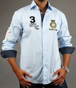 Golden Crown "Dubai Polo" Hemd hellblau L XL - Bild 1 von 4