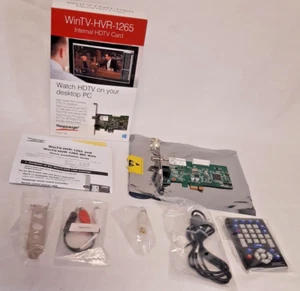 WATCH AND RECORD LIVE TV, SINGLE TUNER, OVER THE AIR RECIEVER FOR THE PC, WIN TV - Picture 1 of 4