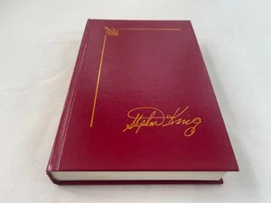 FIRESTARTER Stephen King Library 1980 Viking HC Red Leather 1ST Ed MNT CONDITION - Imagen 1 de 7