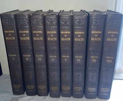 Encyclopedia Of Health By Bernarr McFadden 8 Volume Set HC 1937 - Image 1 of 4