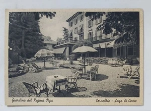 74087 Postkarte - Como - Cernobbio Comer See Garten Königin Olga - VG 1942 - Bild 1 von 2