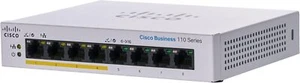 Cisco CBS110-8PP-D Unmanaged L2 Gigabit Ethernet 8 Ports PoE 32W 400MHz Prozesso - Afbeelding 1 van 6