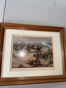 Framed Sheridan's Final Charge at Winchester by Thure de Thulstrup. 2 Sizes. - Picture 1 of 6