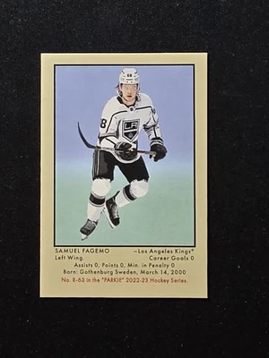 2022-23 Parkhurst Champions RC '51 Retros Wrapper Back #R-63 Samuel Fagemo Kings - Image 1 of 2